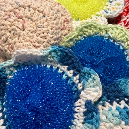 FLower Scrubbies